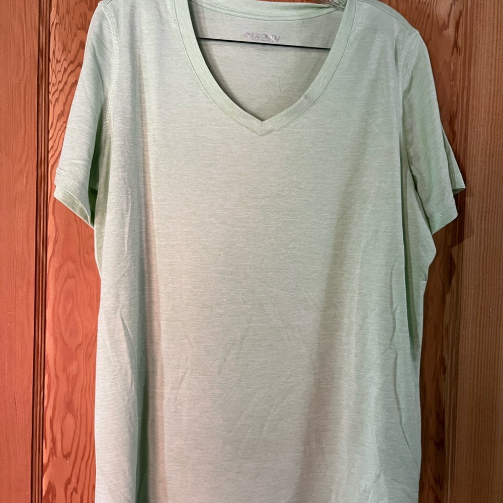 Ideology Mint Green V-Neck Tee